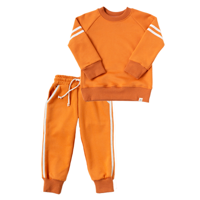 Clementine Track Crew and Jogger Set