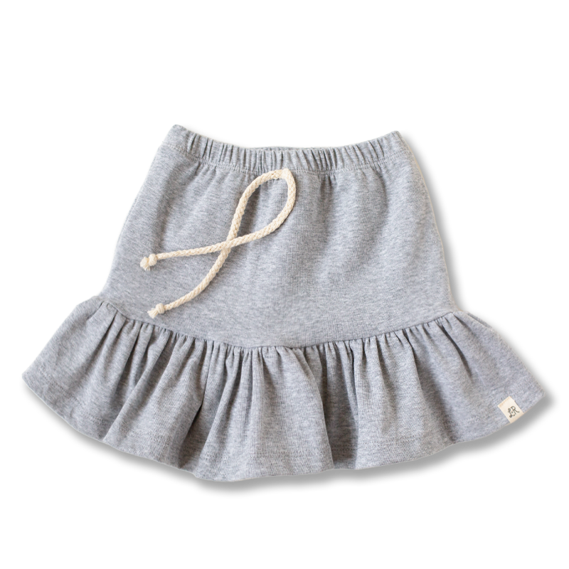 Heathered Grey Tea Skort