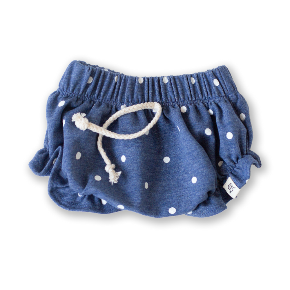 Denim Dot Ruffle Shorties