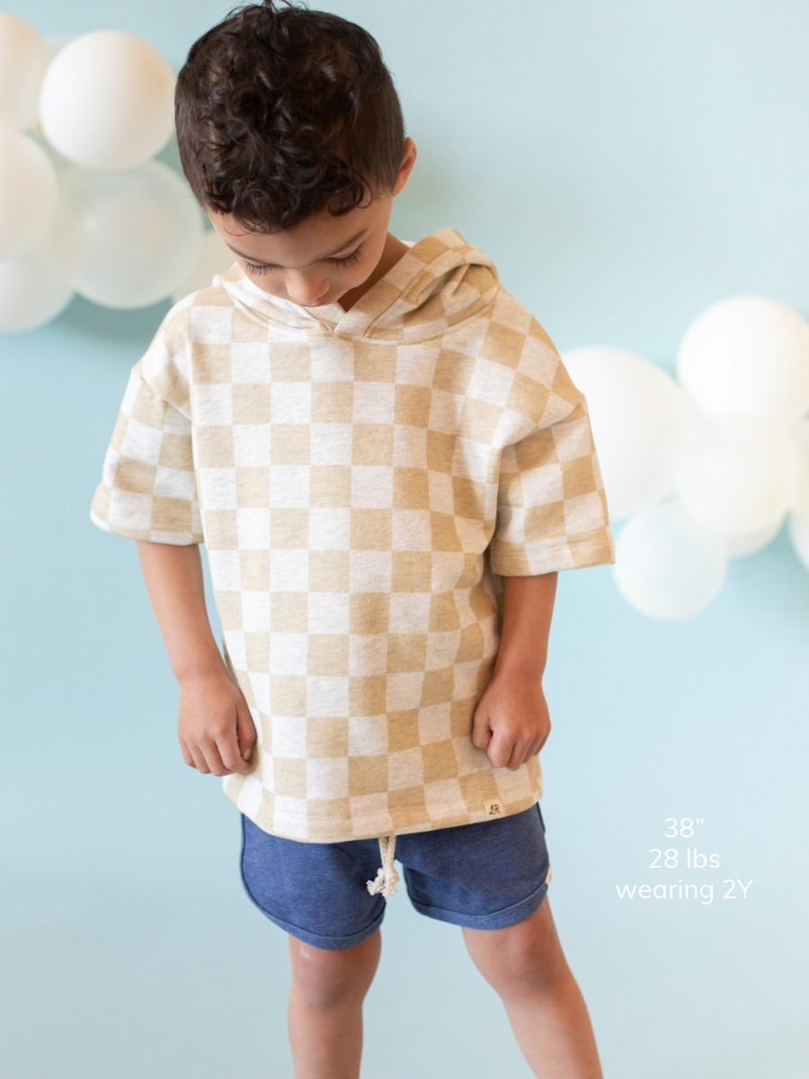 Mayfield Check Short Sleeve Hoodie