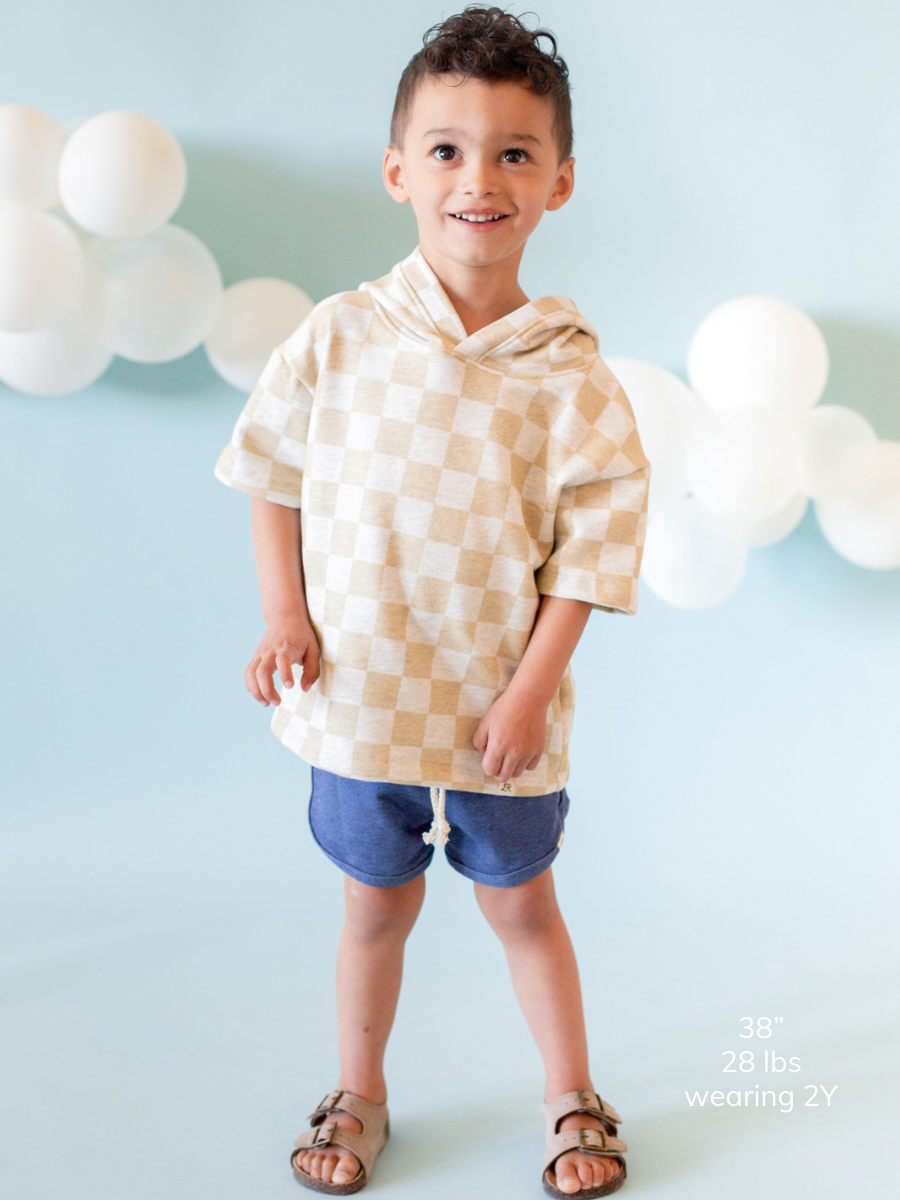 Mayfield Check Short Sleeve Hoodie