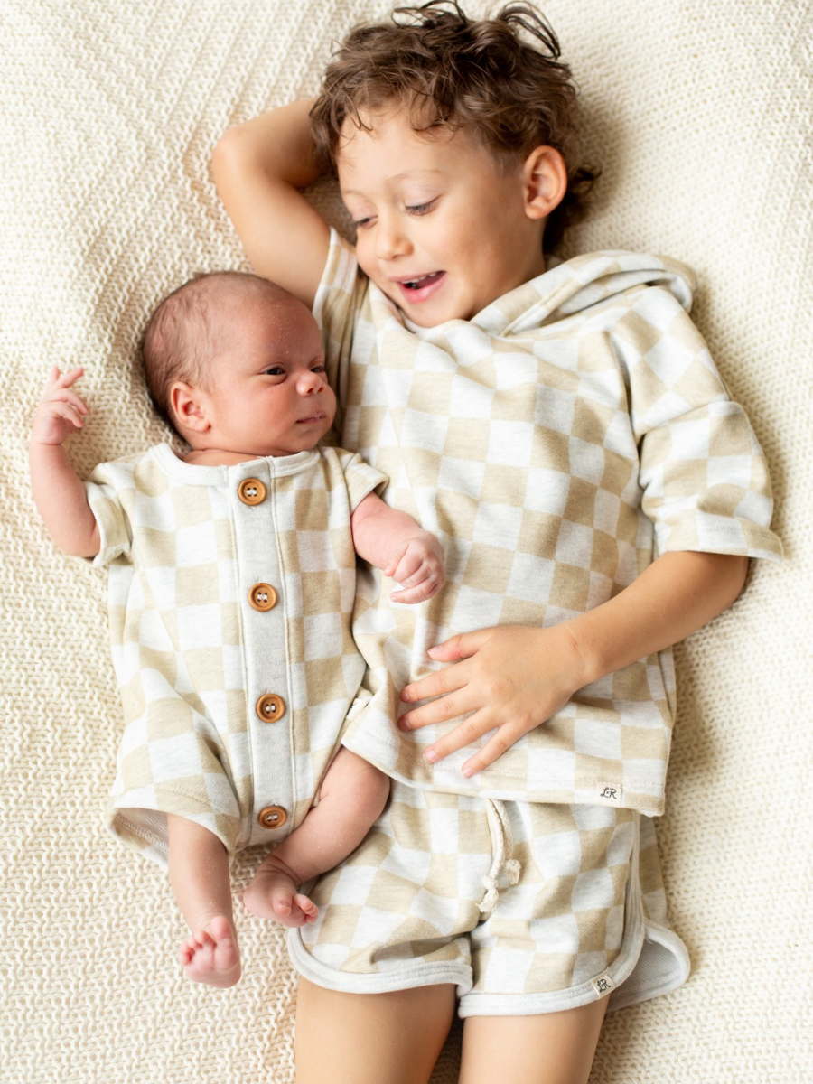 Mayfield Check Short Sleeve Hoodie