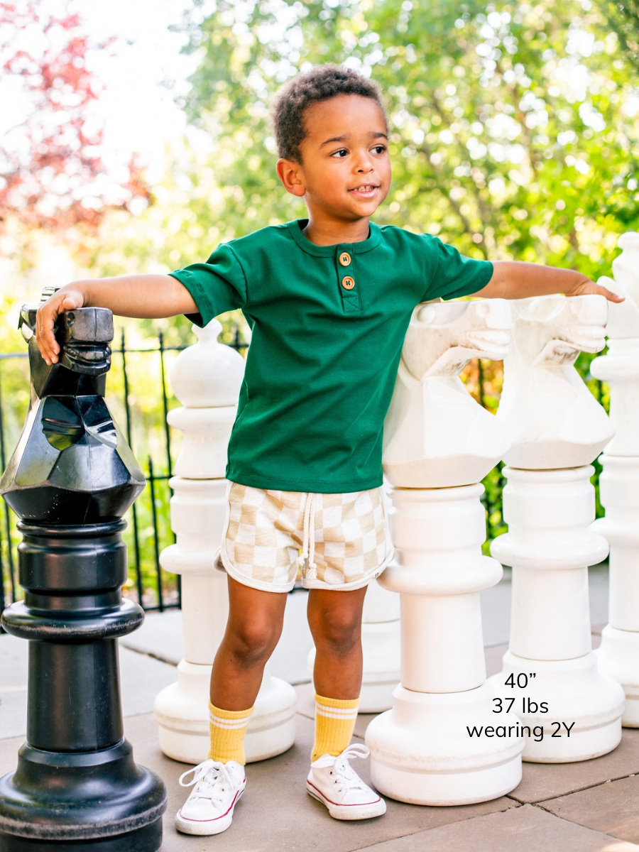 Mayfield Check Midi Shorts