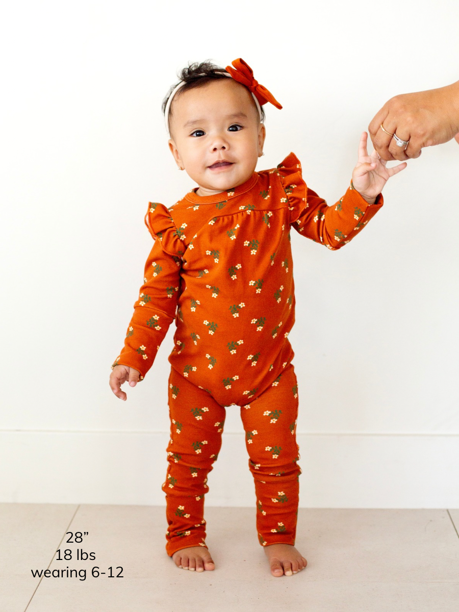 Monarch Flora Flutter Romper