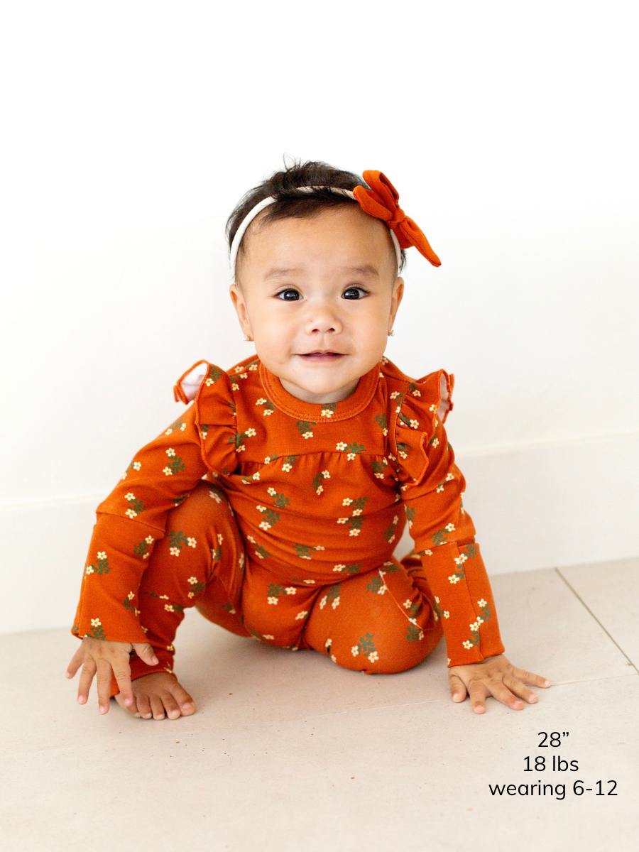 Monarch Flora Flutter Romper