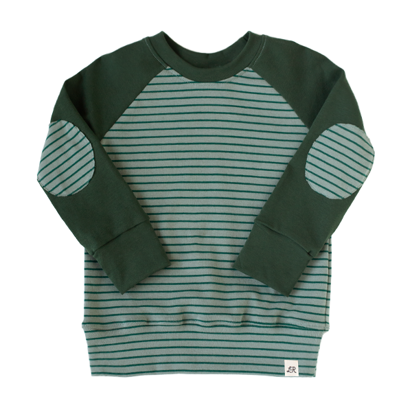 Elbow patch sweatshirt hotsell