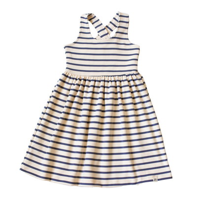 Port Stripe Crossback Dress