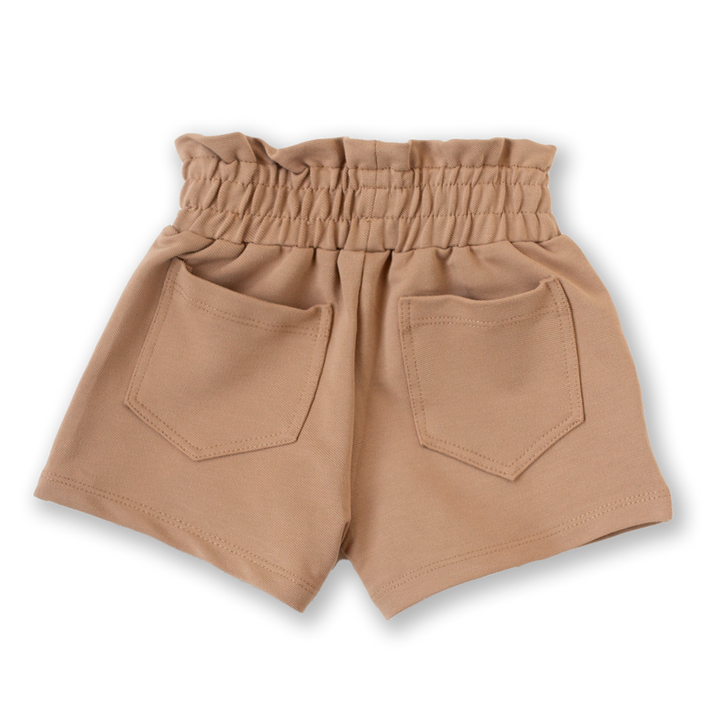 **PREORDER** Saddle Paper Bag Waist Shorts