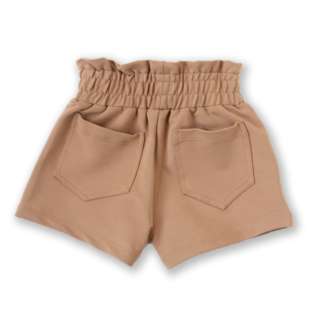 **PREORDER** Saddle Paper Bag Waist Shorts