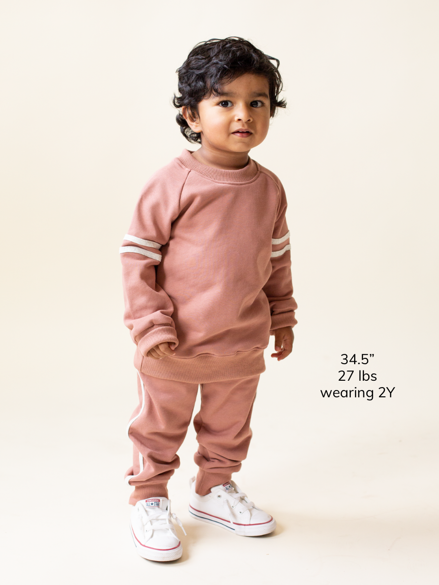 Hazelnut Track Crewneck