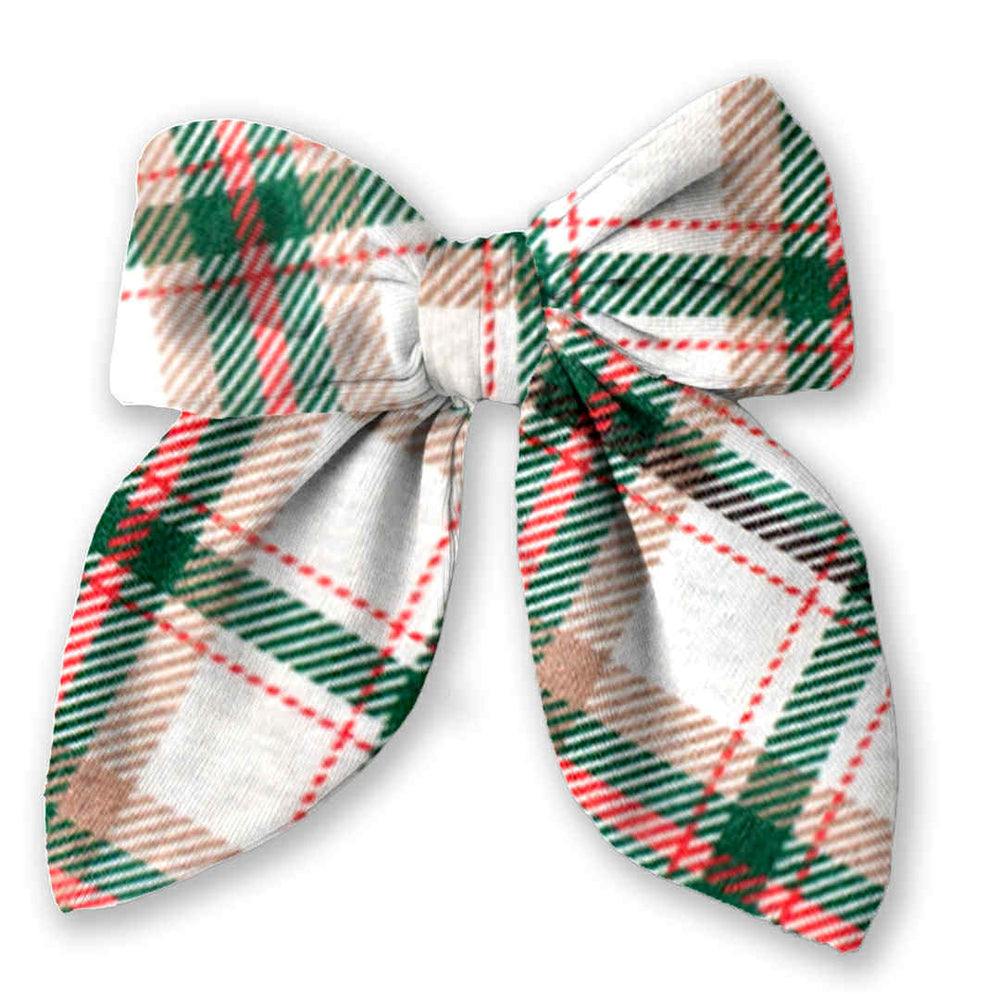 Holly Haven Plaid Oversized Bow
