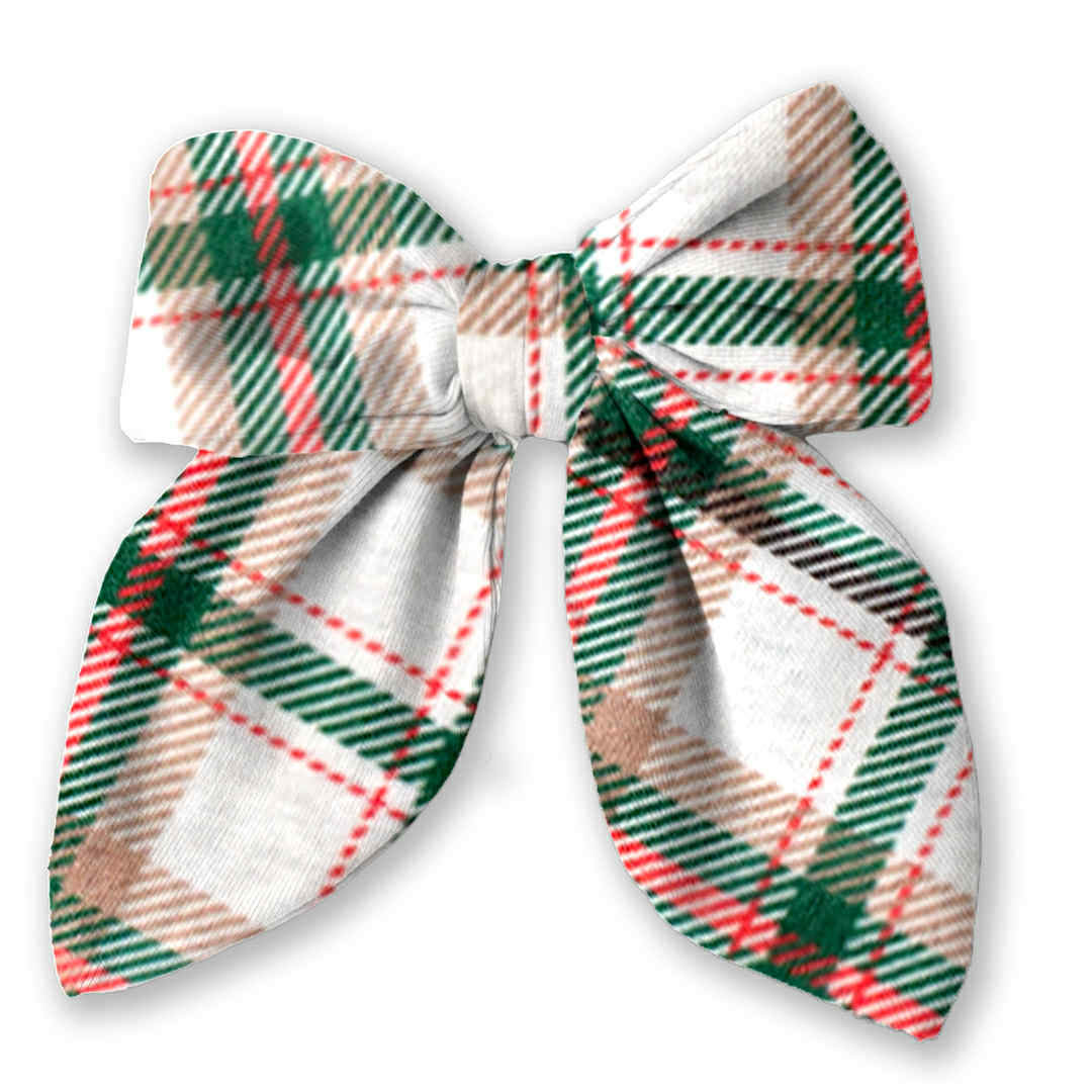 Holly Haven Plaid Oversized Bow