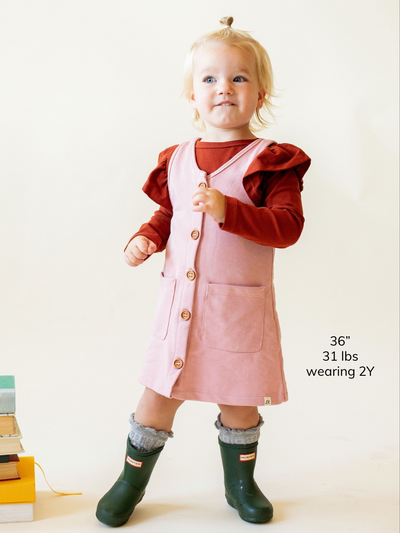 Tea Rose Pinafore