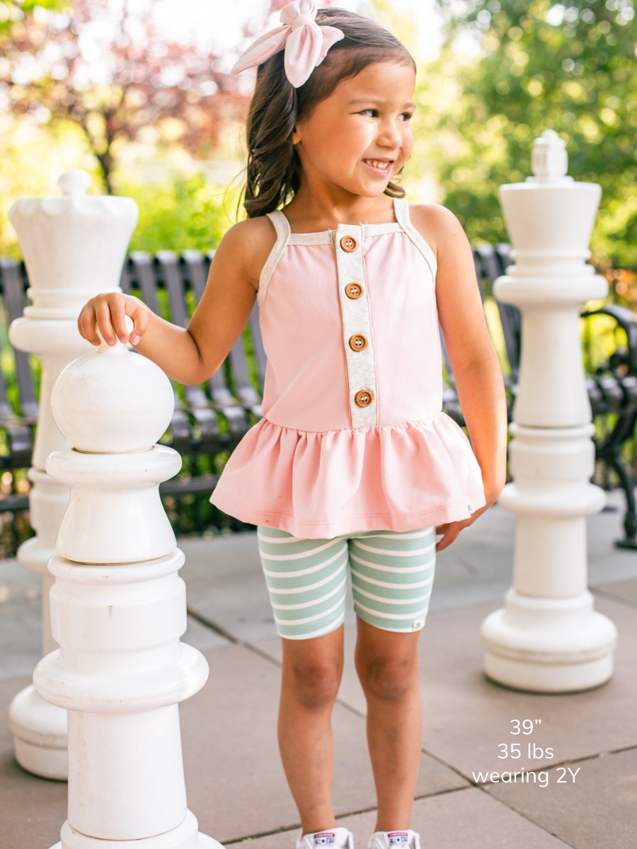 Gumdrop Button Peplum