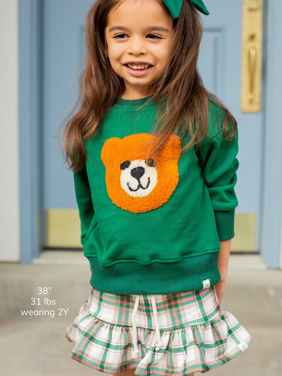 Clover Bear Patch Crewneck