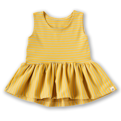 Daffodil Stripe Peplum