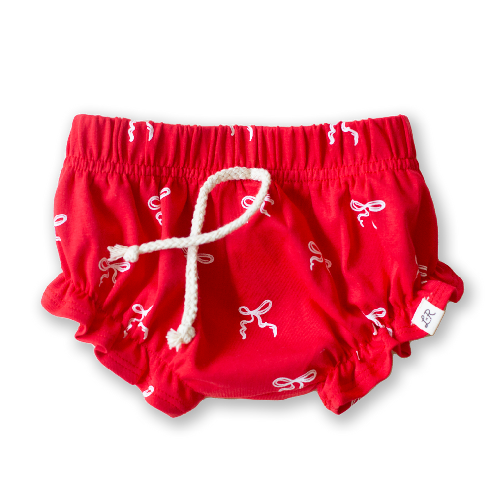 Heritage Bow Print Ruffle Shorties
