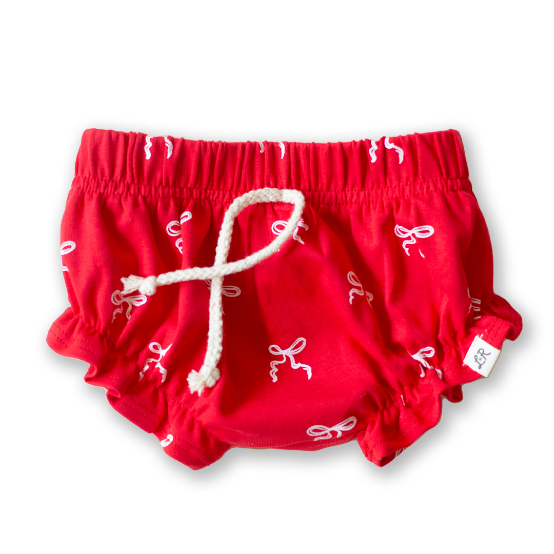 Heritage Bow Print Ruffle Shorties