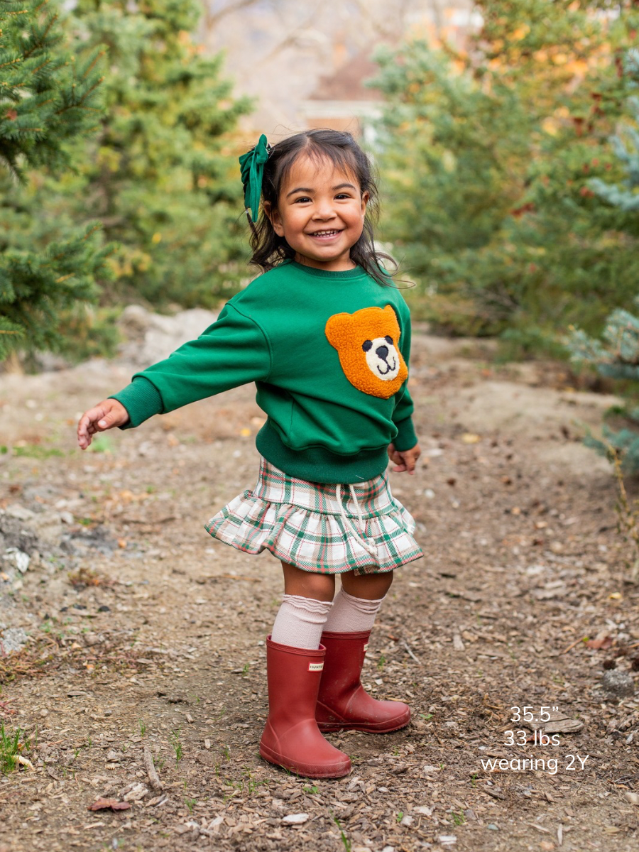 Clover Bear Patch Crewneck