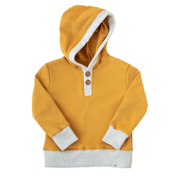 Butterscotch Button Hoodie