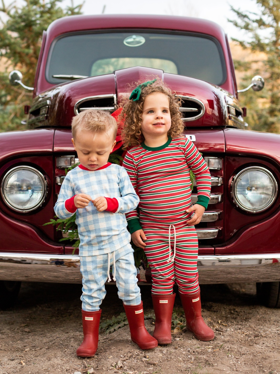 Blueberry Check Lounge Set