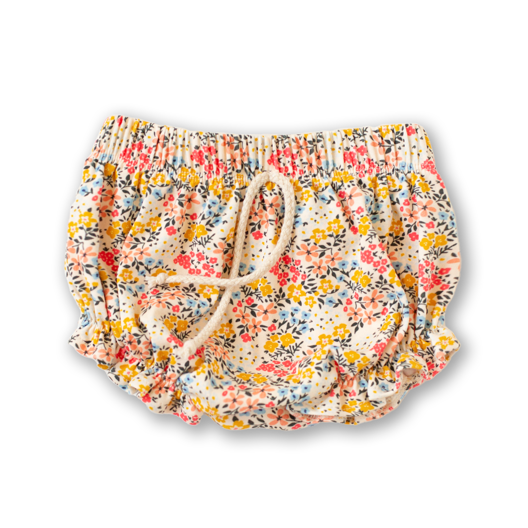 Bellflower Floral Ruffle Shorties