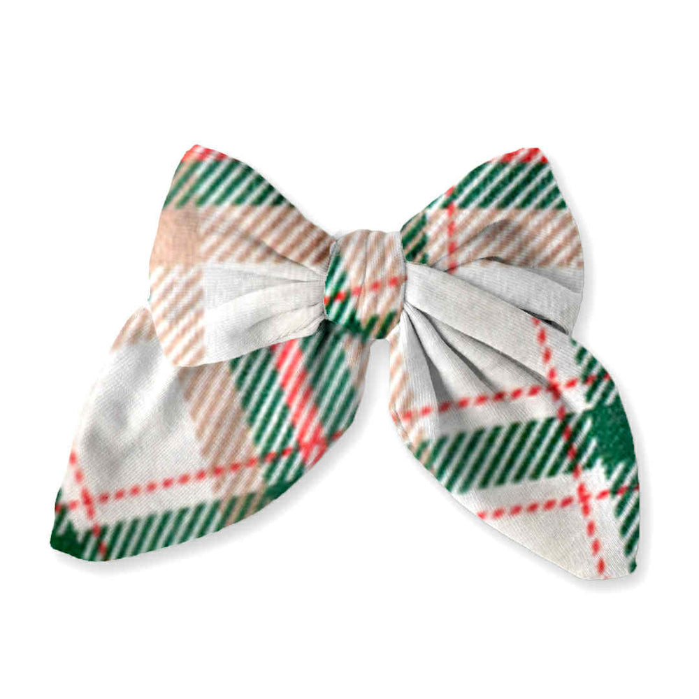 Holly Haven Plaid Medium Bow