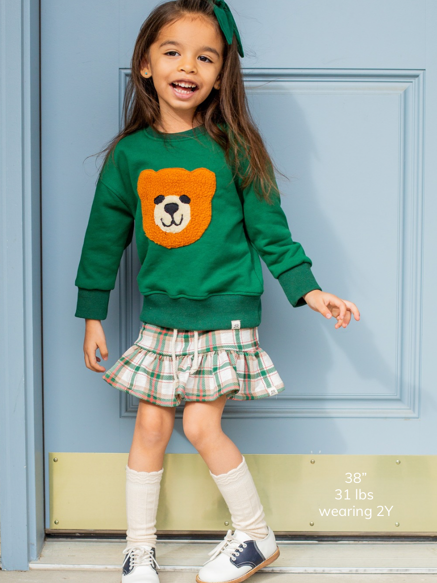 Clover Bear Patch Crewneck