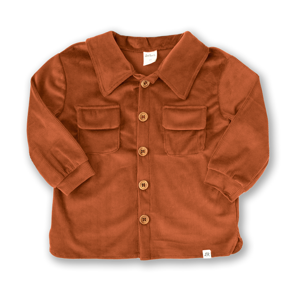 Ginger Corduroy Button Jacket