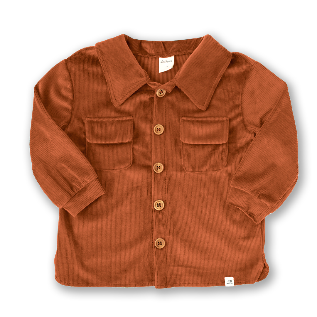 Ginger Corduroy Button Jacket