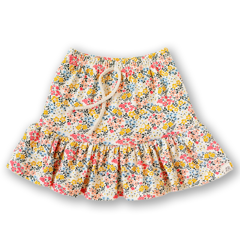 Bellflower Floral Tea Skort