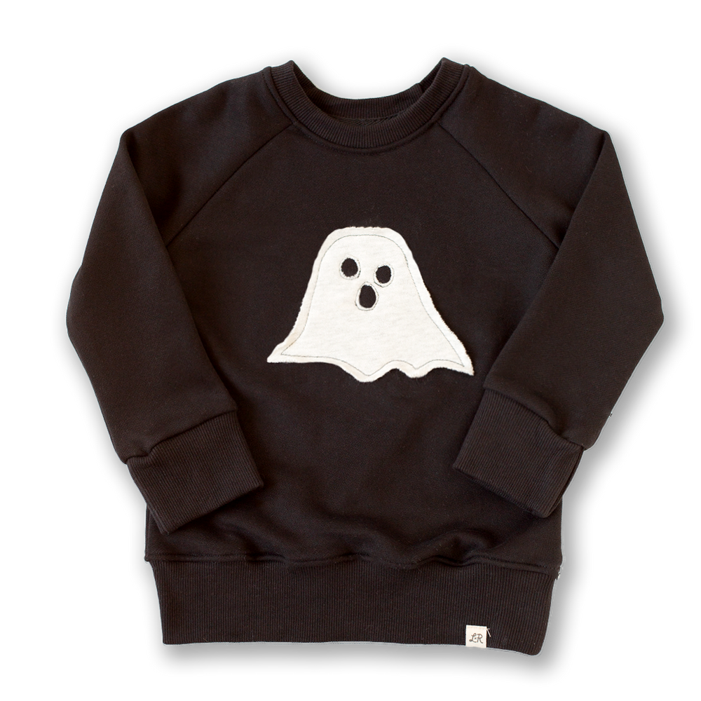 Raven Ghost Patch Crewneck