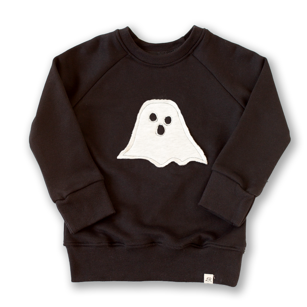 Raven Ghost Patch Crewneck