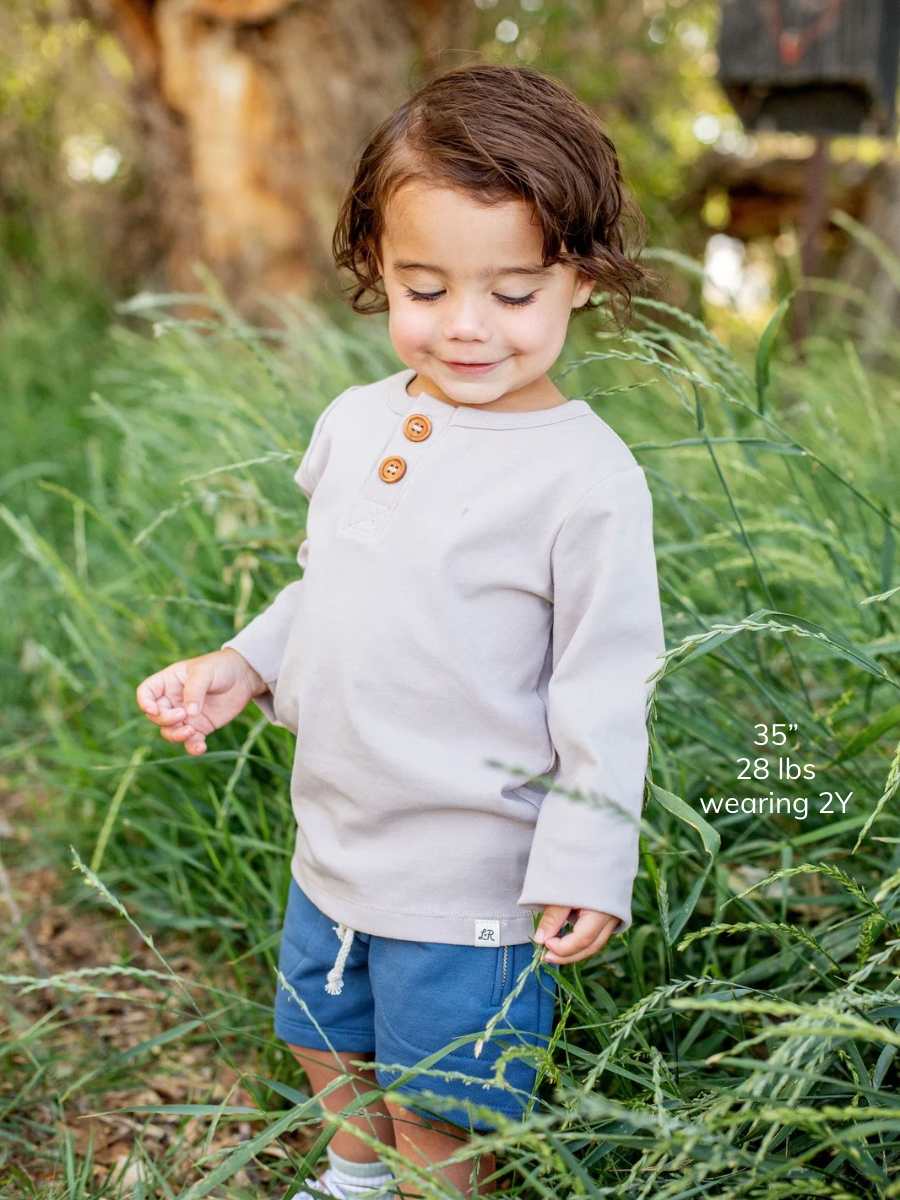 Latte Long Sleeve Button Shirt