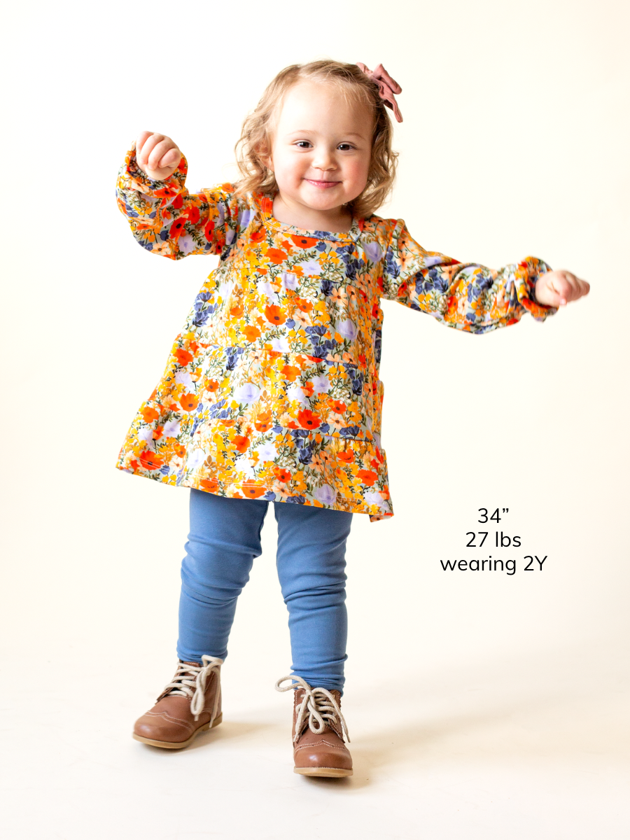 Dreamland Floral  Peasant Top