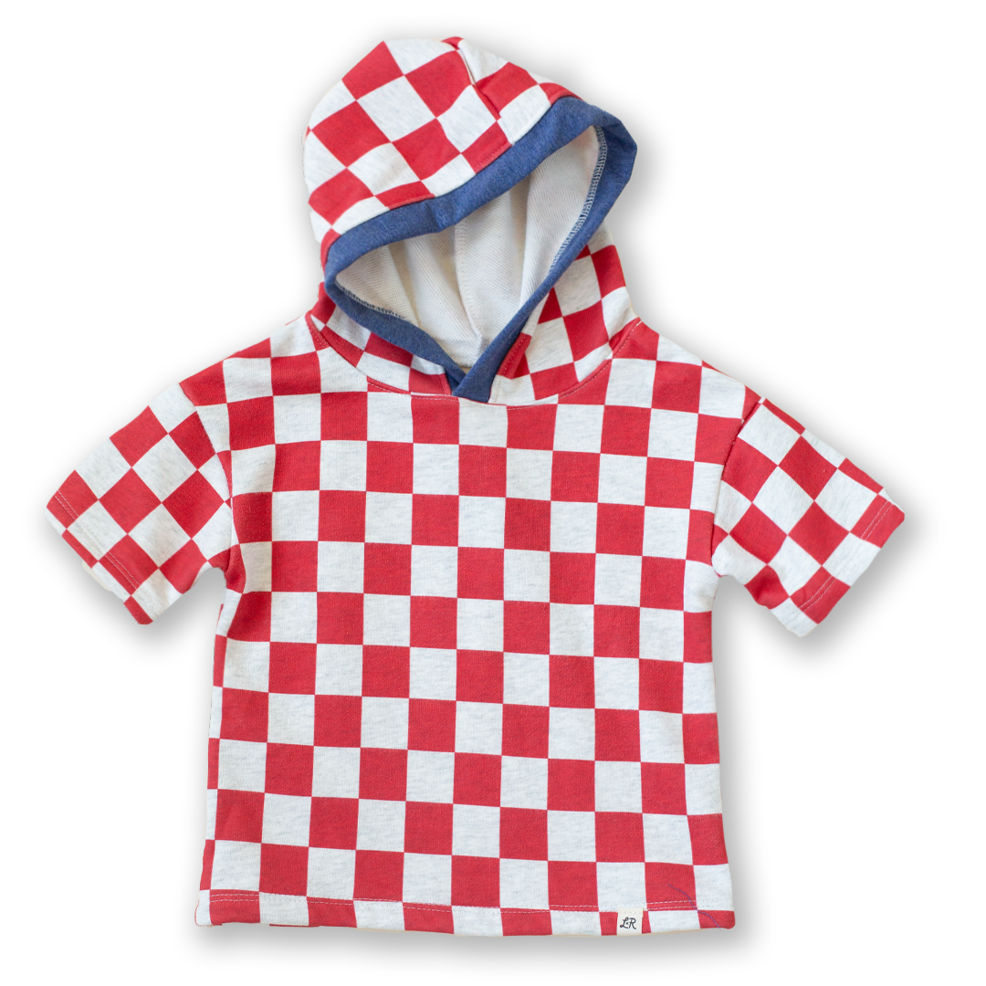 Valor Check Short Sleeve Hoodie