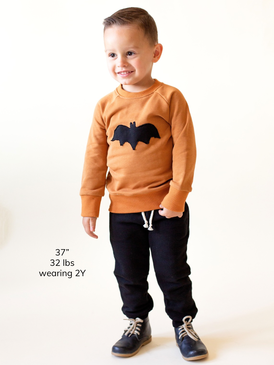 Pumpkin Spice Bat Patch Crewneck