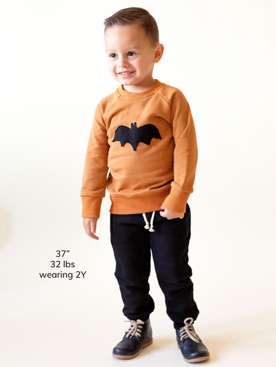 Pumpkin Spice Bat Patch Crewneck