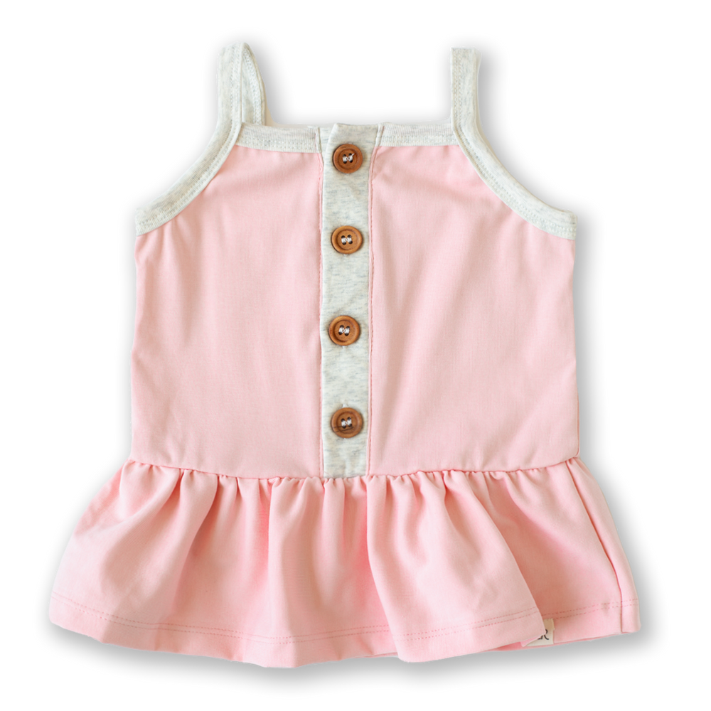 Gumdrop Button Peplum