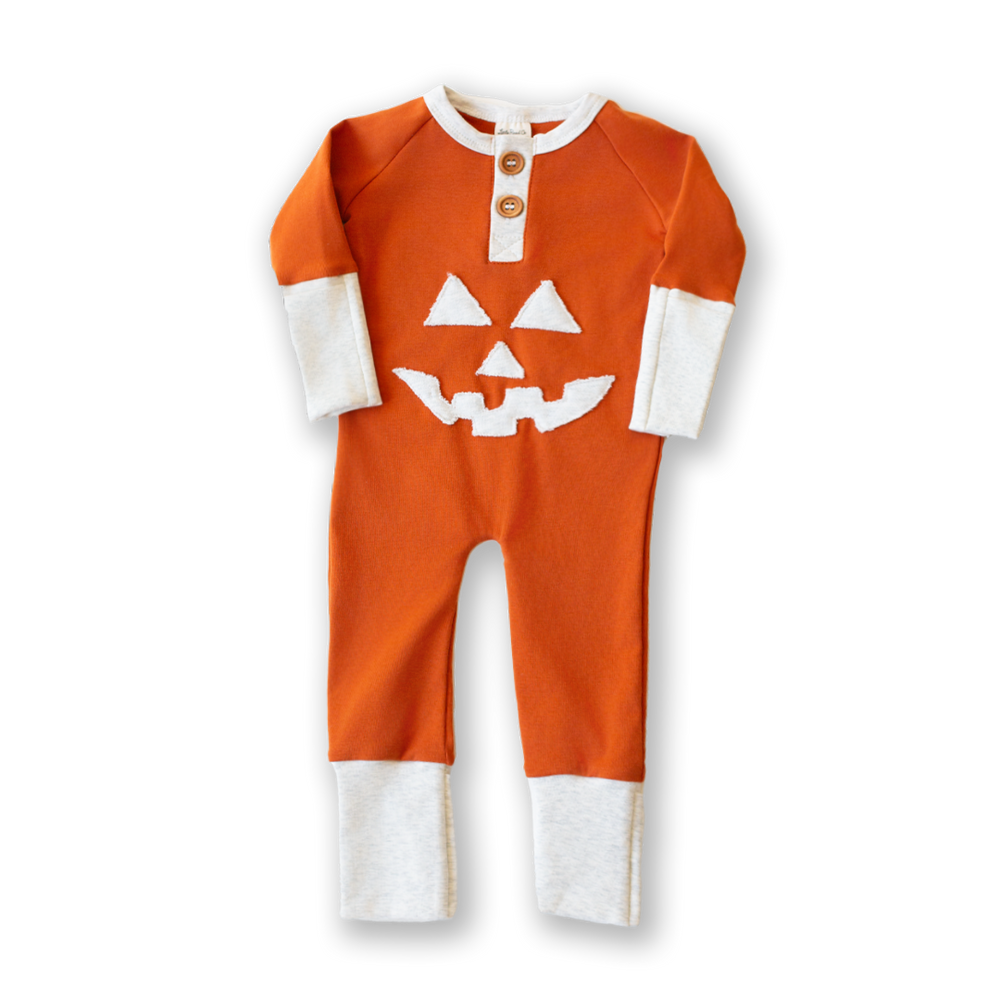 Monarch Jack-o’-Lantern Romper
