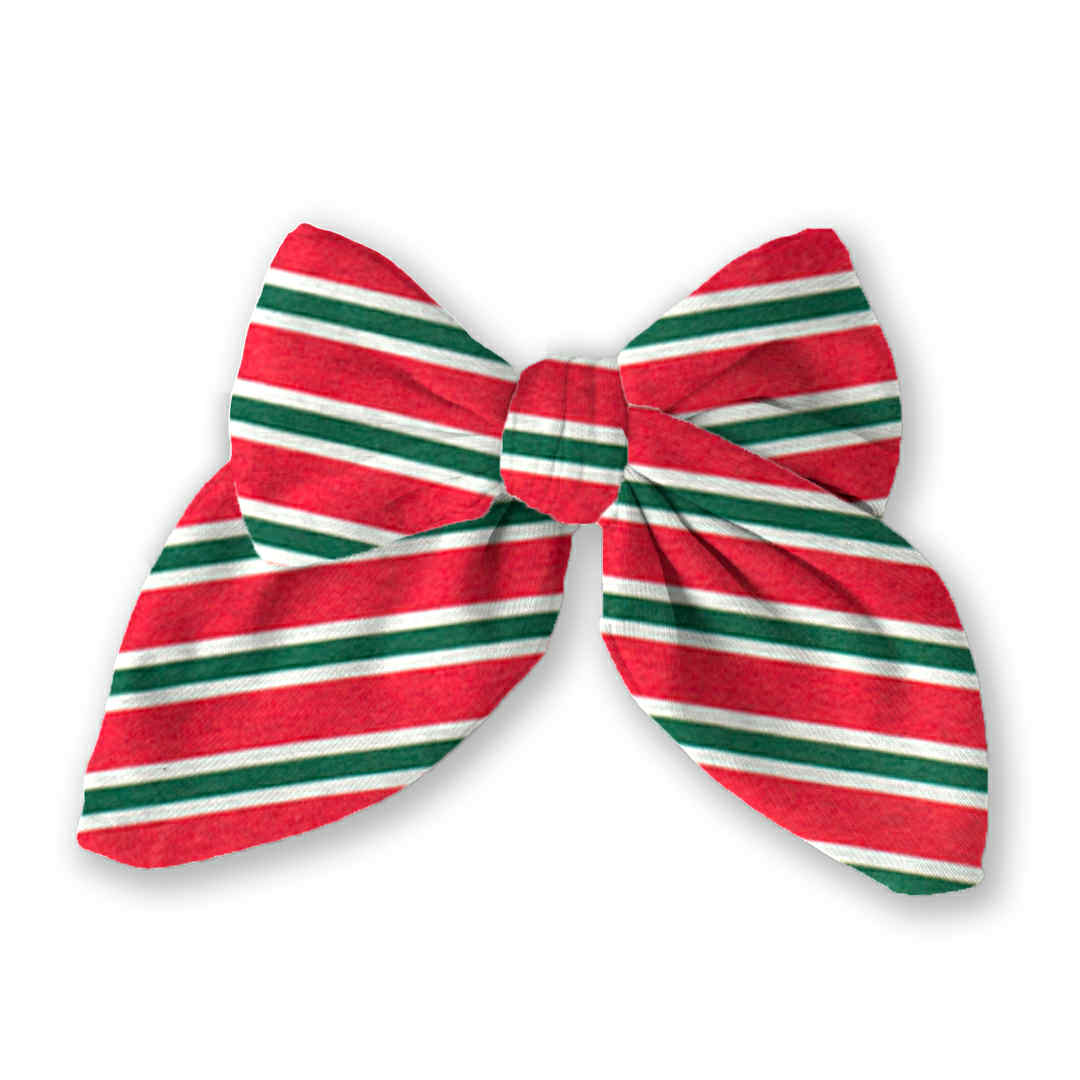 Merry Stripe Medium Bow
