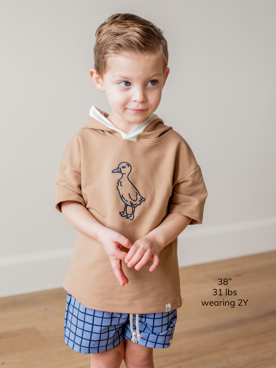 **PREORDER** Saddle Duck Short Sleeve Hoodie