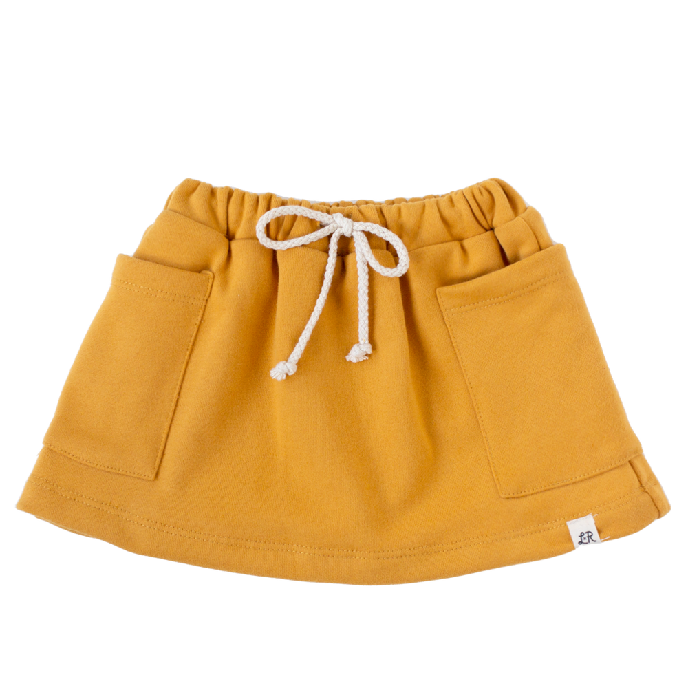 Butterscotch Patch Pocket Skort