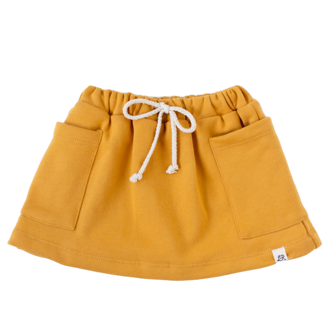 Butterscotch Patch Pocket Skort