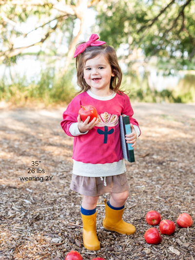 Corduroy Patch Pocket Skort