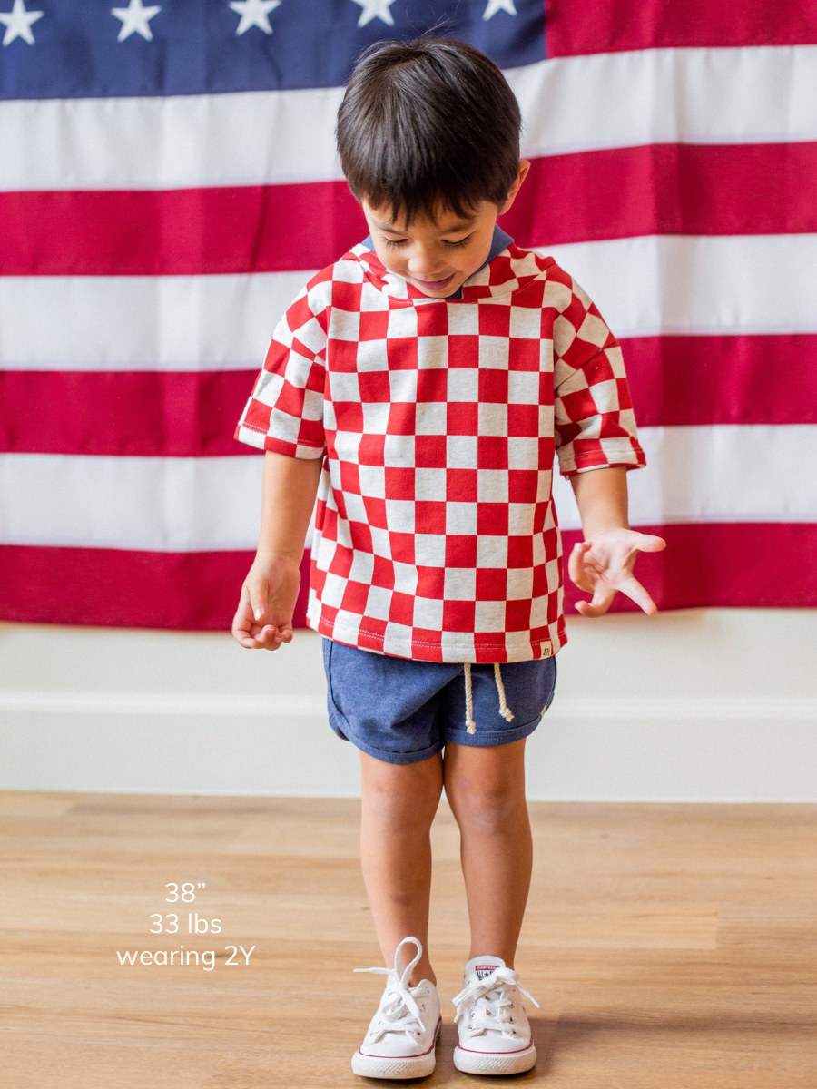 Valor Check Short Sleeve Hoodie