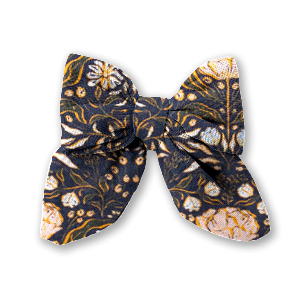 Autumn Fields Floral Bow