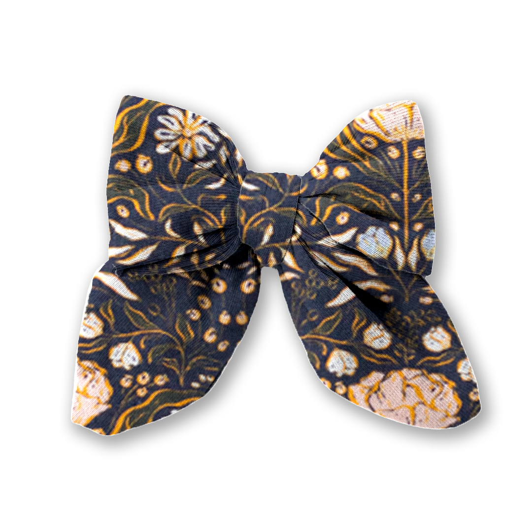 Autumn Fields Floral Bow