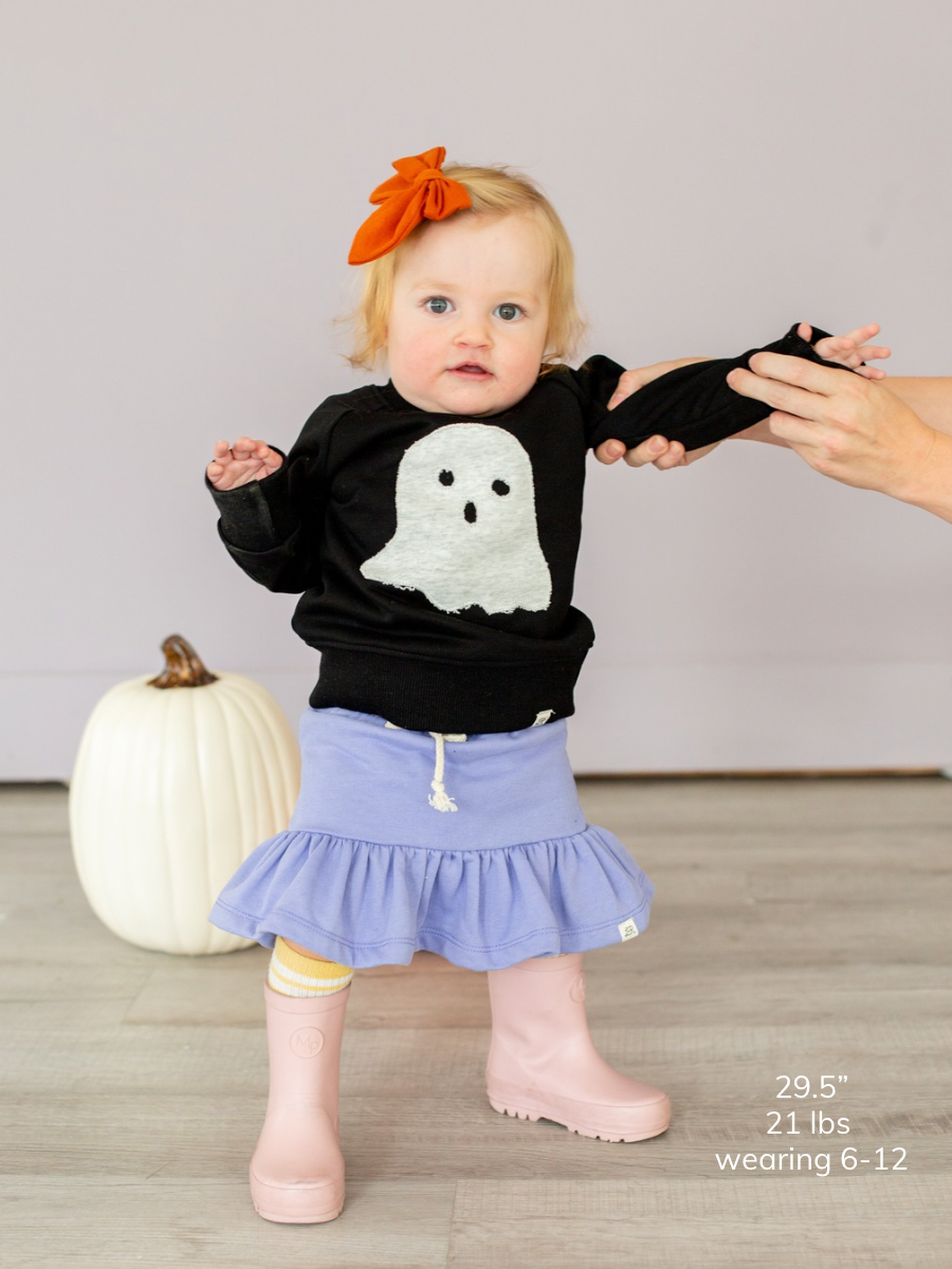 Raven Ghost Patch Crewneck