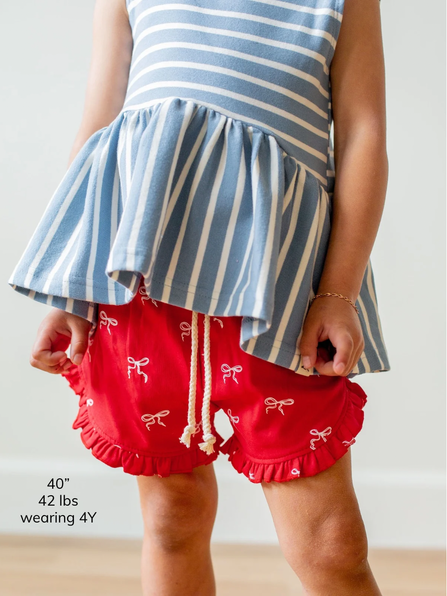 Heritage Bow Print Puddle Shorts